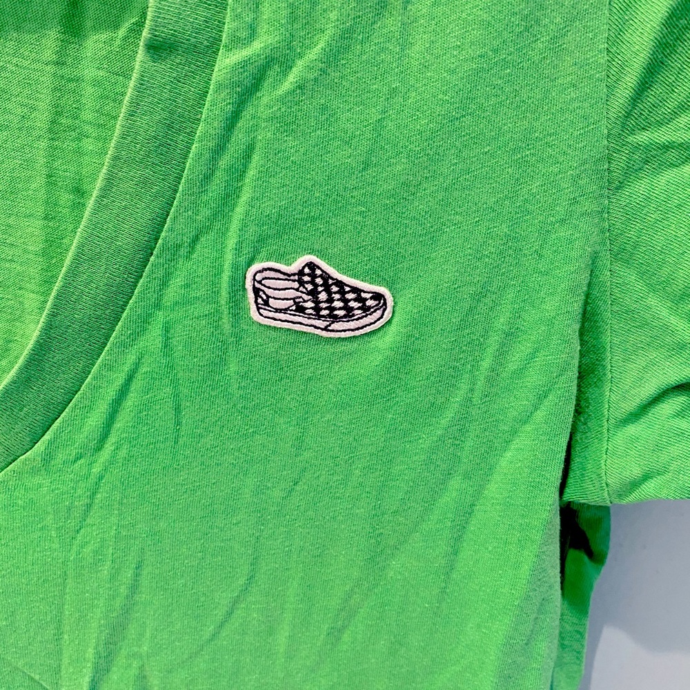 Vans โข Vivid green short sleeve shirt w vans patch - Picture 7 of 8